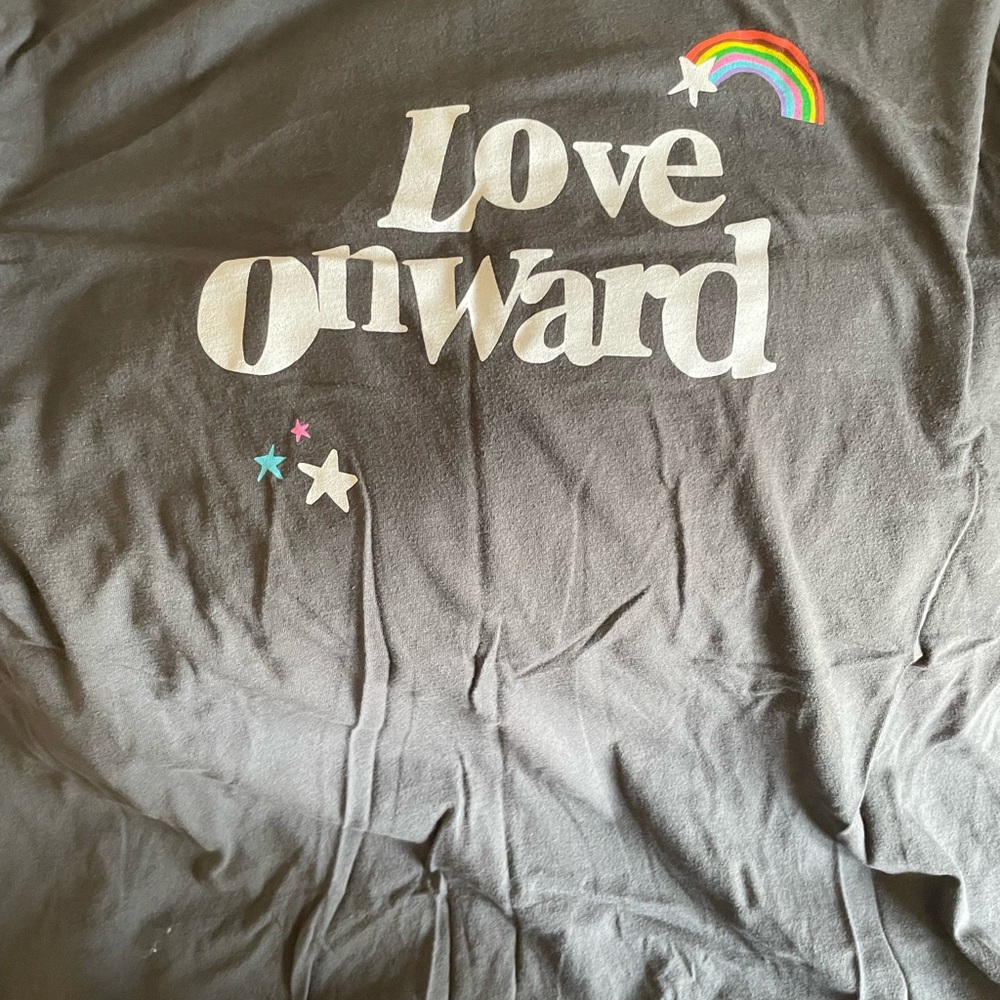 Starbucks Pride Gray Short Sleeve Tee Love Onward Design